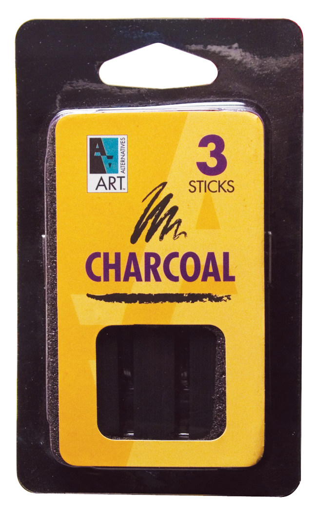CHARCOAL DRAWING STICK 3/PK
