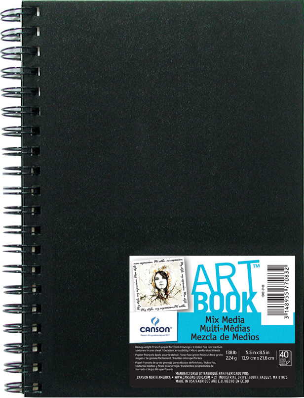 MIXED MEDIA ARTBOOK 5.5X8.5
