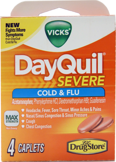 LIL DRG DAYQUIL SEVERE 4CT