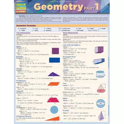 GEOMETRY PART 1 - New (SKU: 18185500)