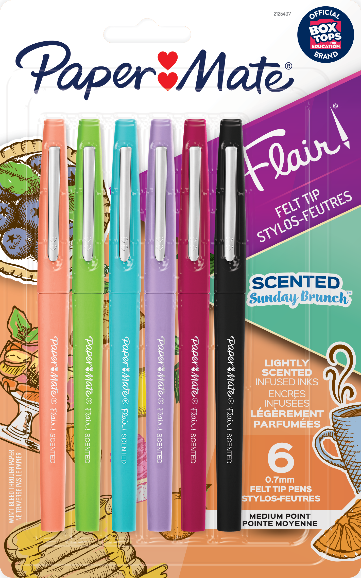 PAPR MATE FLAIR SCENT ASRT 6PK