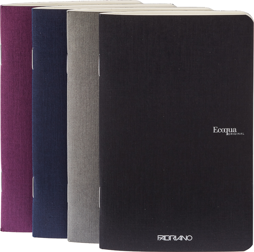 Ecoqua Pocket Blank Notebook Set/4 Winter Colors