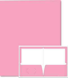 PORTFOLIO 2 POCKET LAMINATED PINK