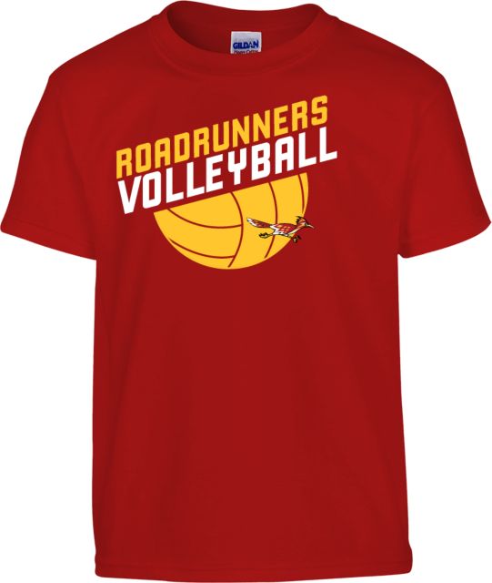 College of the Desert Youth T Shirt College of the Desert Roadrunners Volleyball Design - ONLINE ONLY