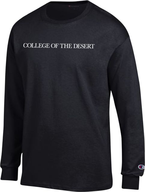 College of the Desert Champion Long Sleeve T Shirt College of the Desert Flat - ONLINE ONLY