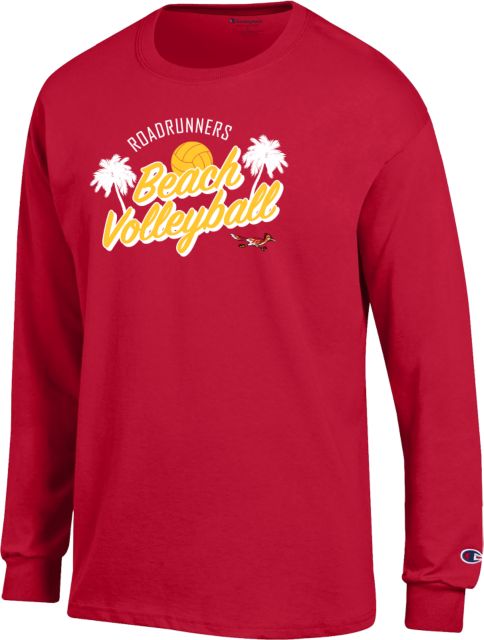 College of the Desert Champion Long Sleeve T Shirt College of the Desert Roadrunners Beach Volleyball Design - ONLINE ONLY