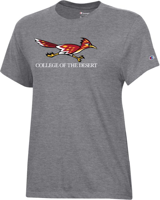 College of the Desert Champion Womens Core Short Sleeve Tee College of the Desert with Mascot - ONLINE ONLY