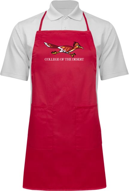 College of the Desert Full Length Apron College of the Desert with Mascot - ONLINE ONLY