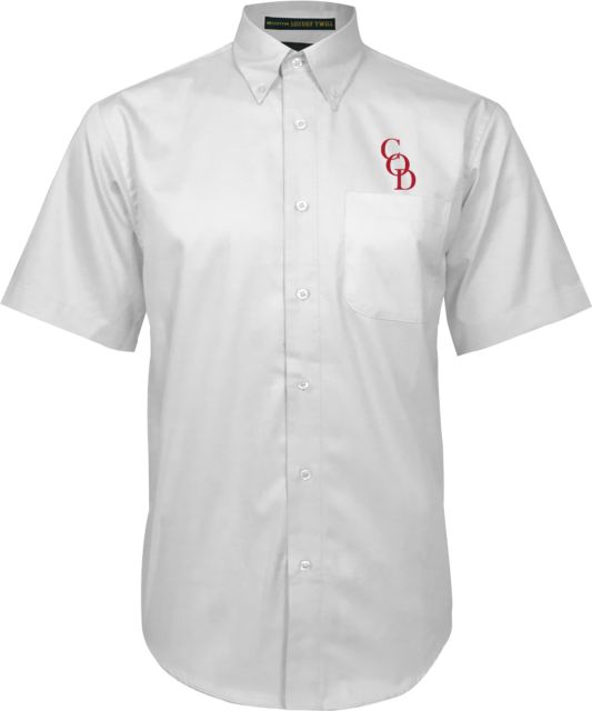 College of the Desert Twill Button Down Short Sleeve COD - ONLINE ONLY