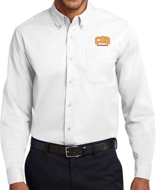 College of the Desert Twill Button Down Long Sleeve COD Roadrunners - ONLINE ONLY