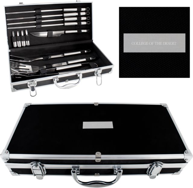 College of the Desert Grill Master Set College of the Desert Flat Engraved - ONLINE ONLY