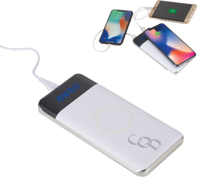 College of the Desert Constant 10000 mAh Wireless Power Bank w/ Display COD Engraved - ONLINE ONLY