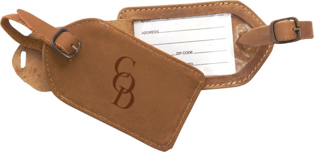 College of the Desert Canyon Barranca Tan Luggage Tag COD Engraved - ONLINE ONLY