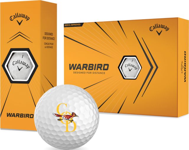 College of the Desert Callaway Warbird Golf Balls 12/pkg COD with Roadrunner - ONLINE ONLY