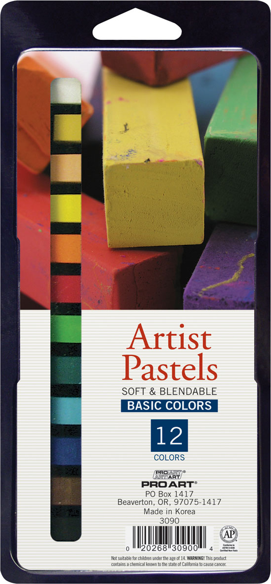 SQUARE ARTIST PASTEL 12 COLOR