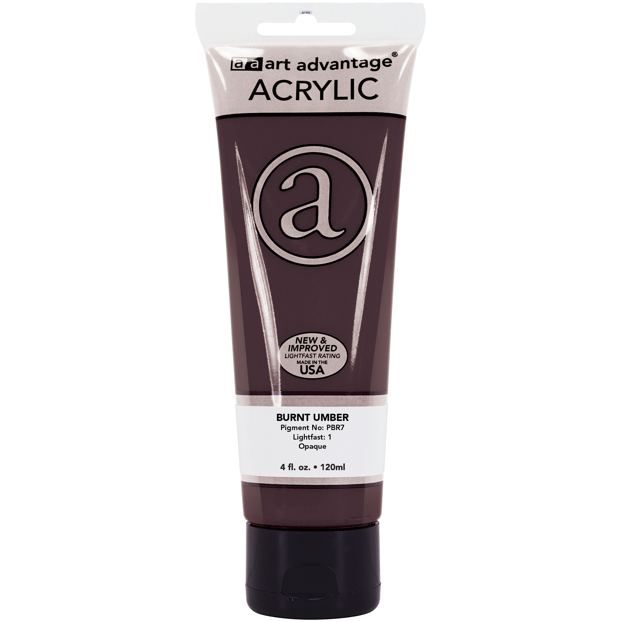 BURNT UMBER 4OUNCE ACRYLIC TUB