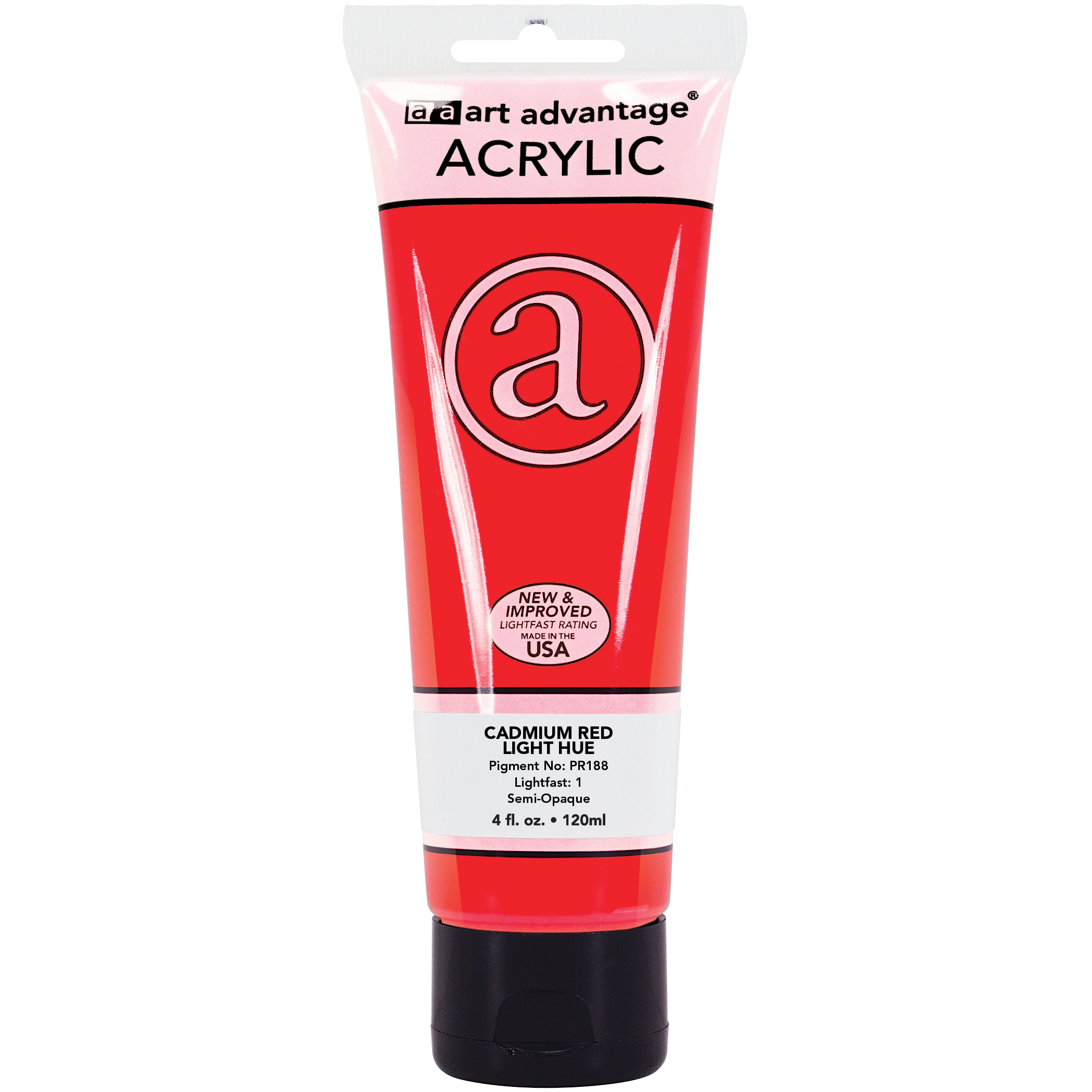 CADMIUM LIGHT RED 4OUNCE ACRYL