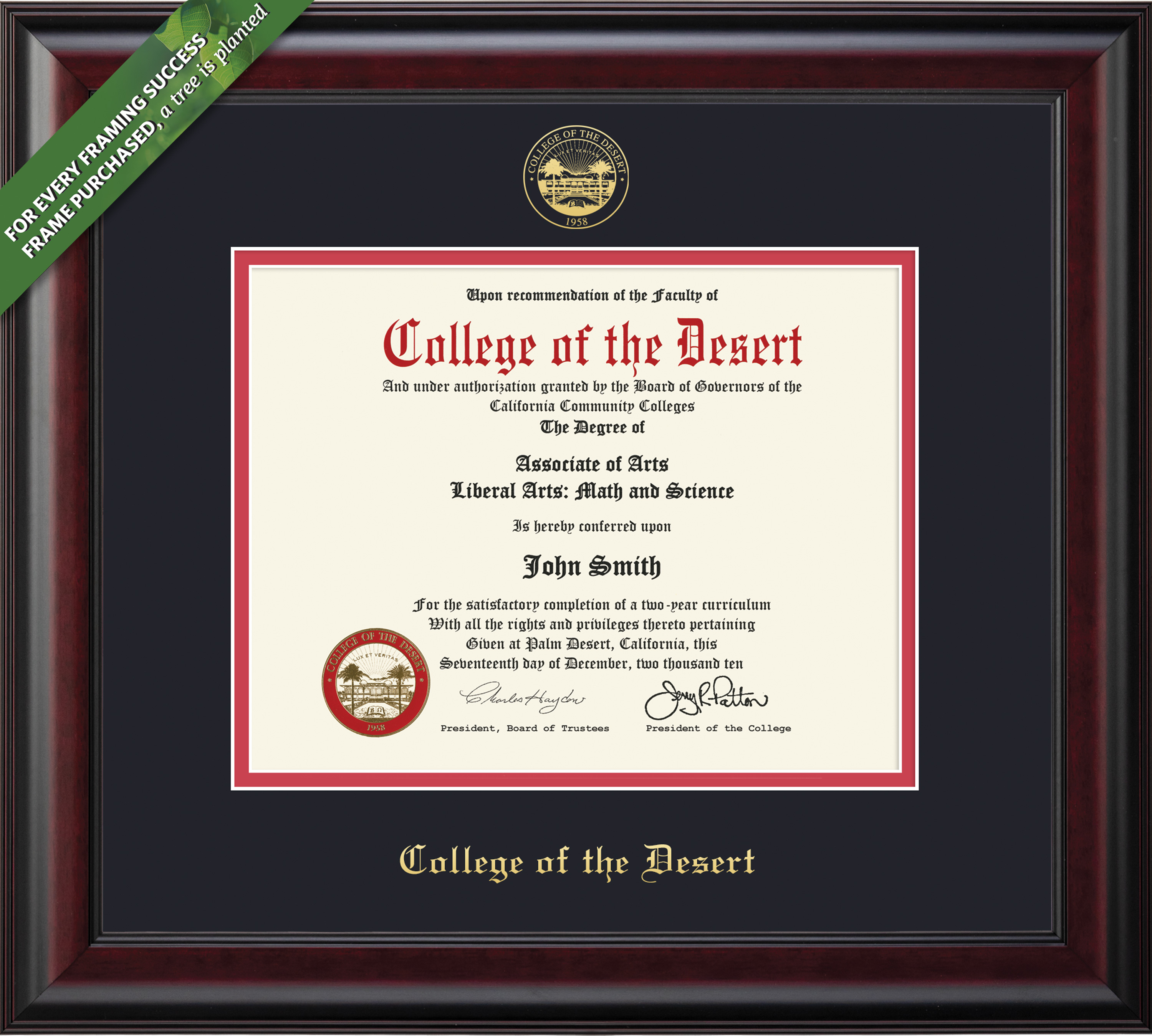 8'' x 10'' Classic Diploma Frame