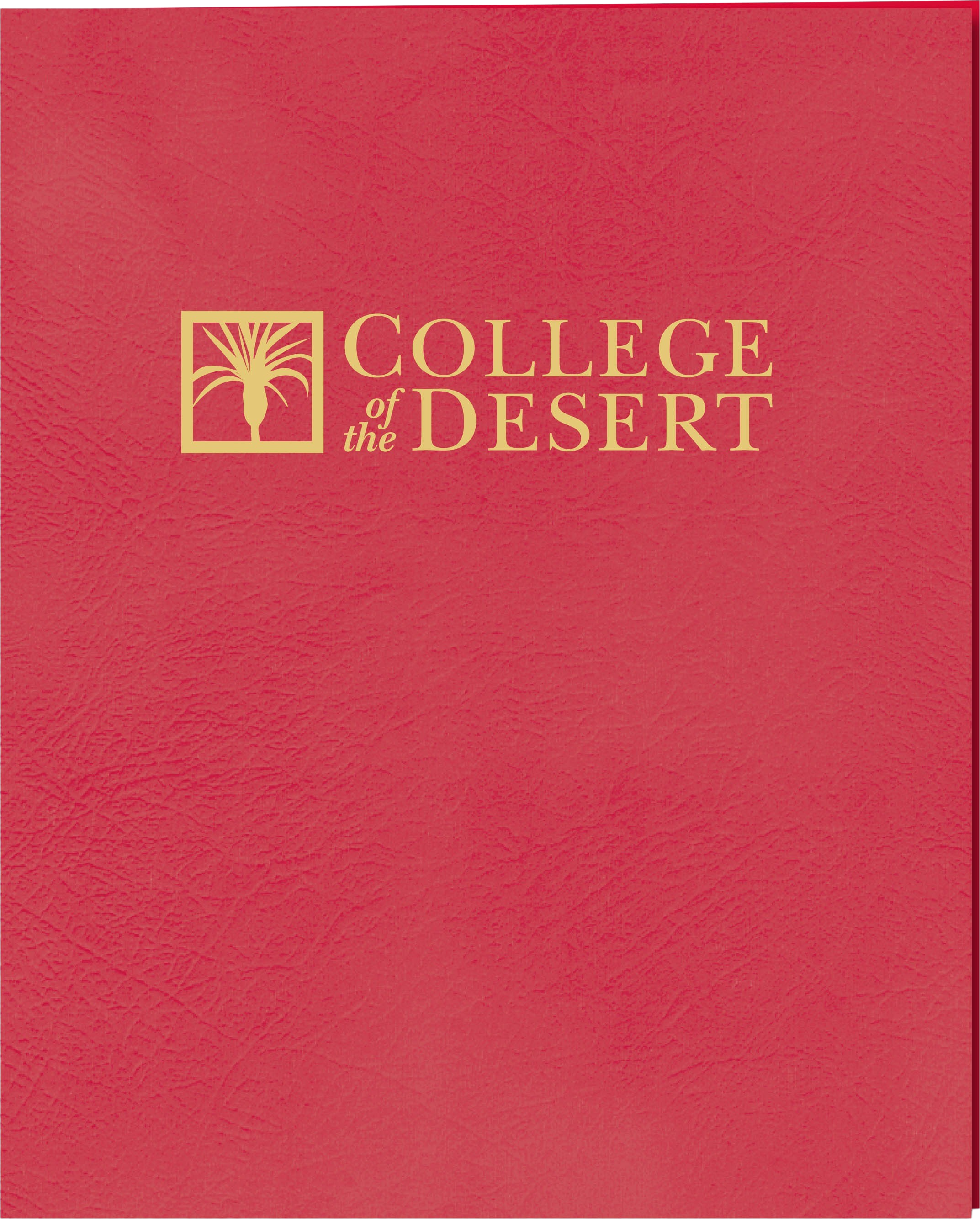 Leatherette Folder Two Pocket