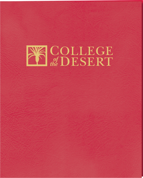 Leatherette Folder Two Pocket