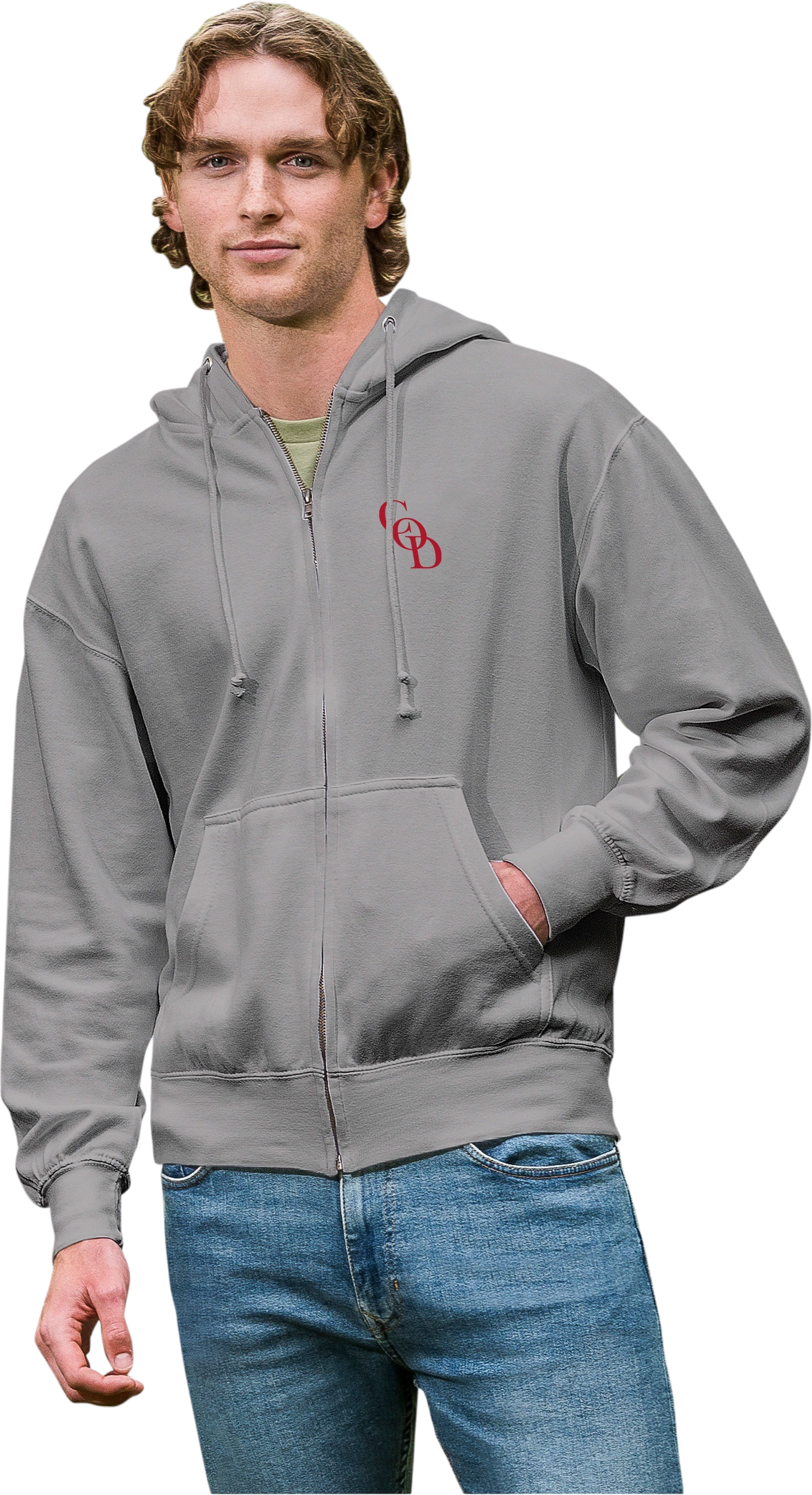 Full Zip Hooded Sweatshirt