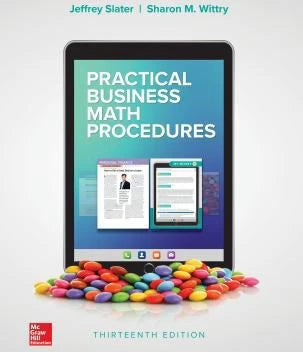 Practical Business Math Procedures (RRMCG)