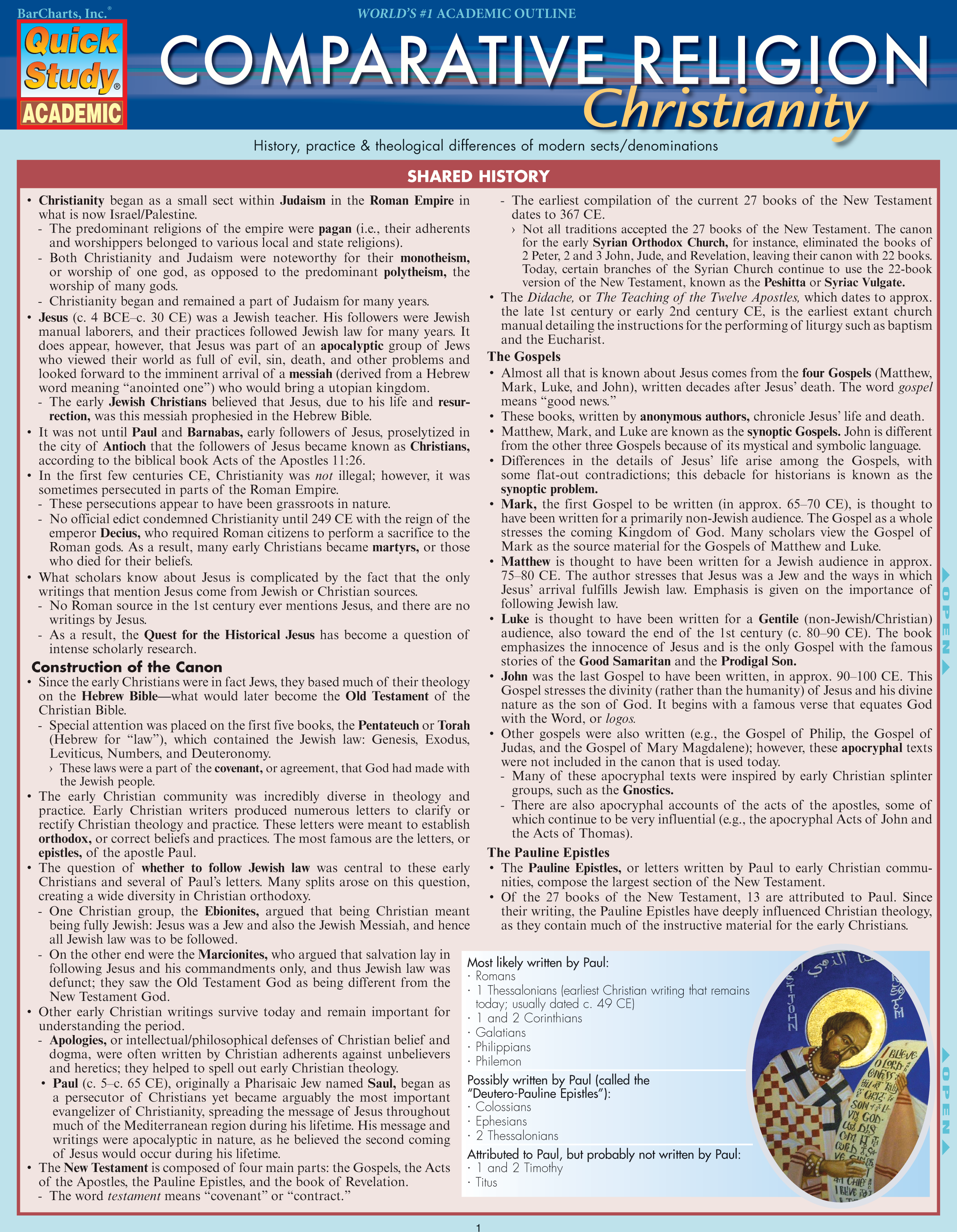 Comparative Religion: Christianity