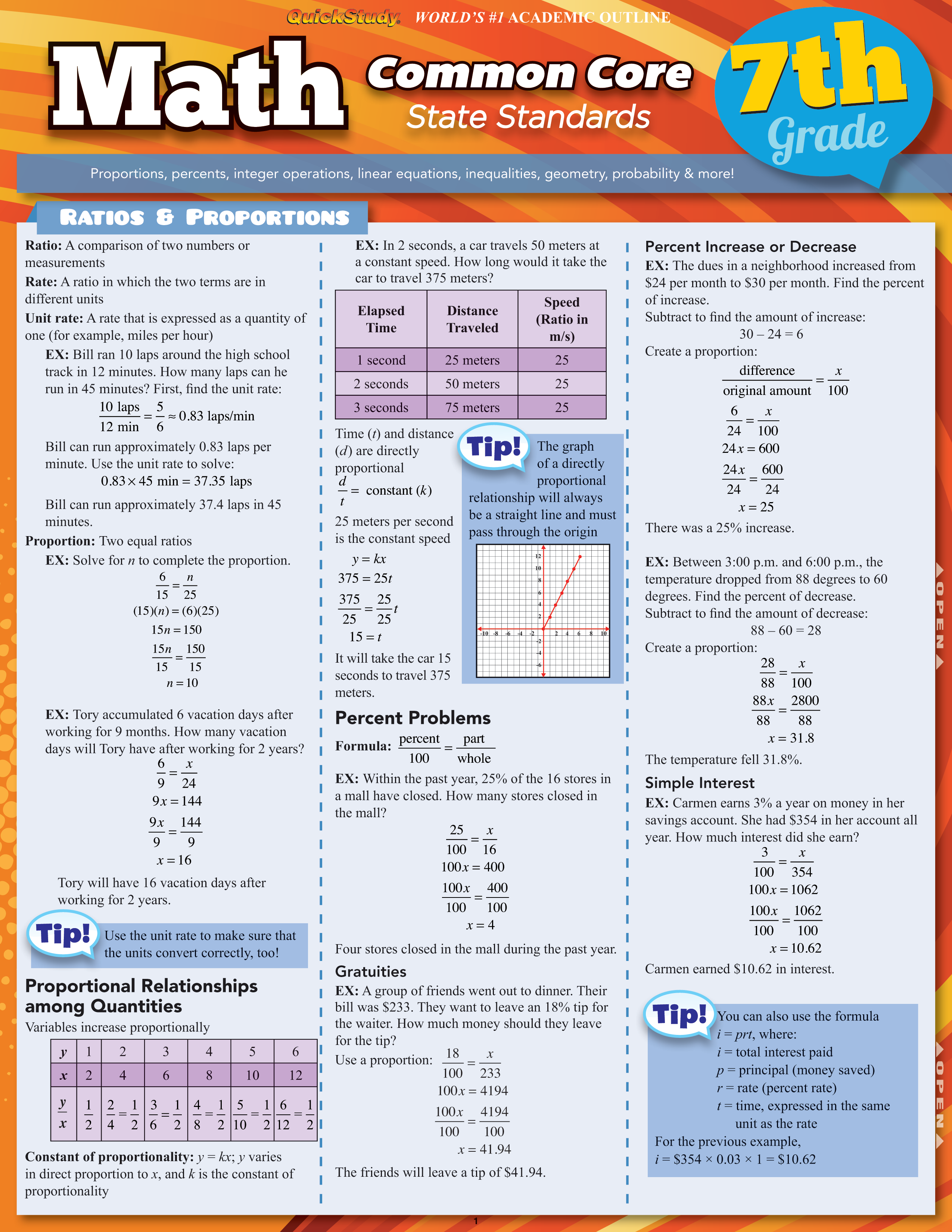 Math Common Core 7Th Grade
