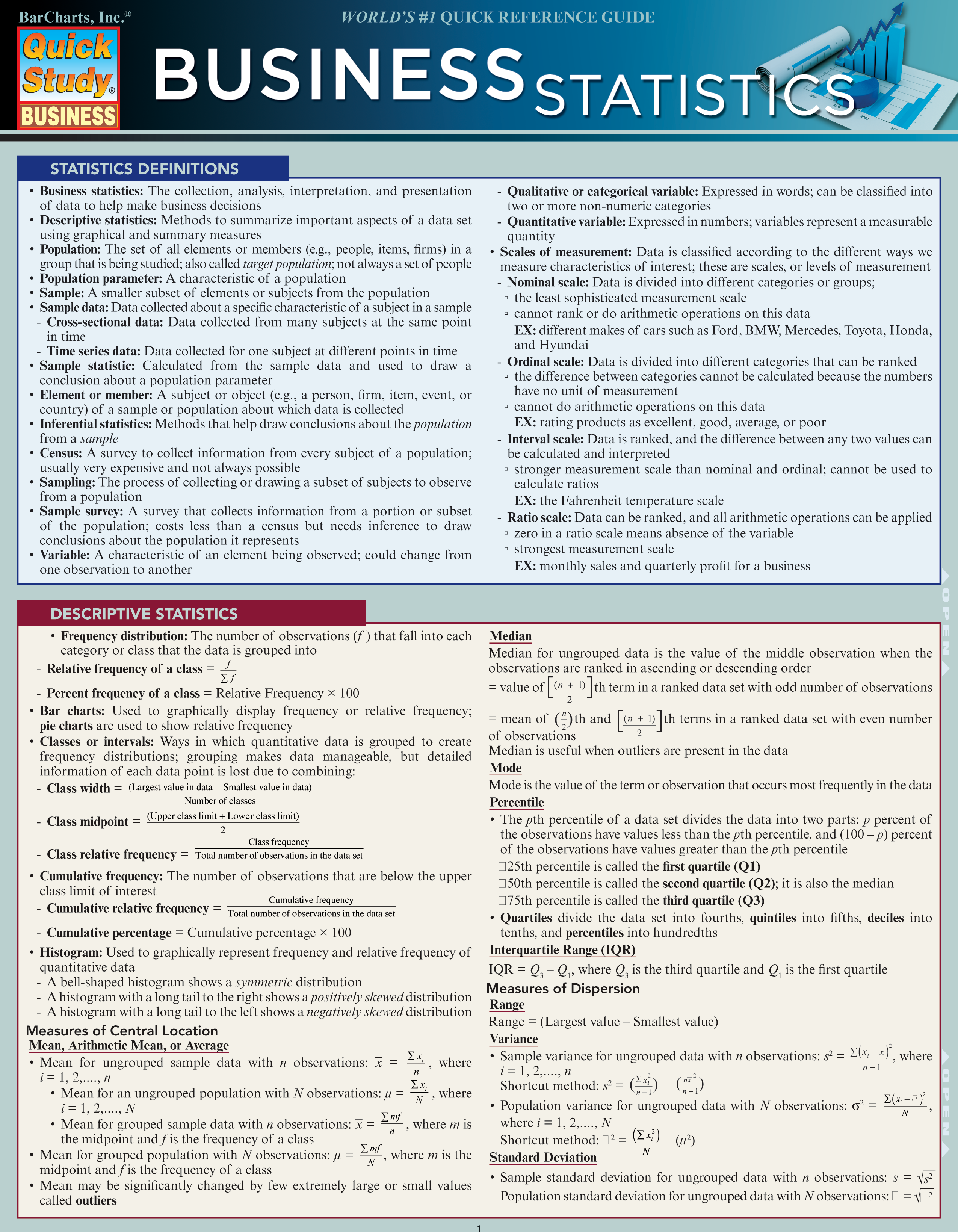 Business Statistics