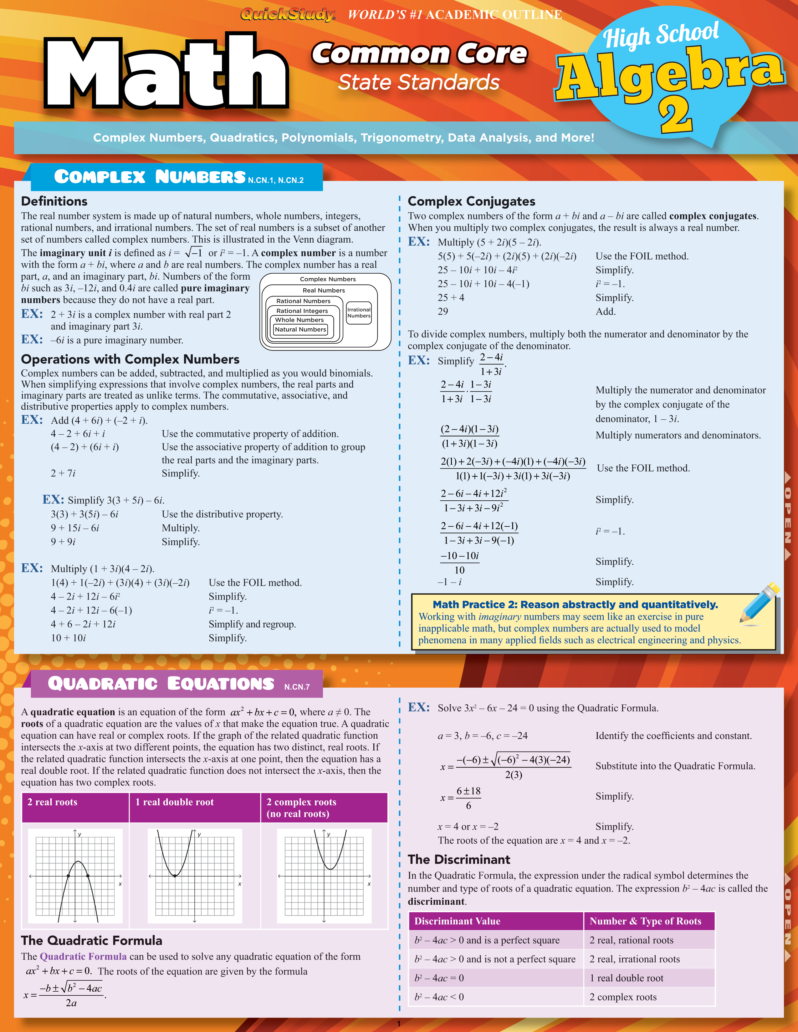 Math Common Core Algebra 2