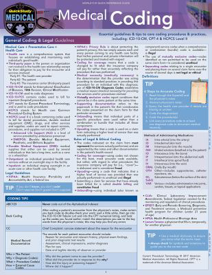 Medical Coding : A Quickstudy Laminated Reference Guide (Edition 2)