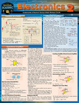 Electronics 2 : A Quickstudy Laminated Reference (Edition 2)