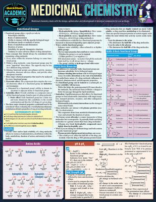 Medicinal Chemistry : A Quickstudy Laminated Reference Guide