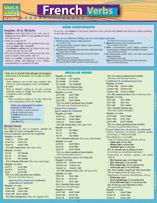FRENCH VERBS PREV ED