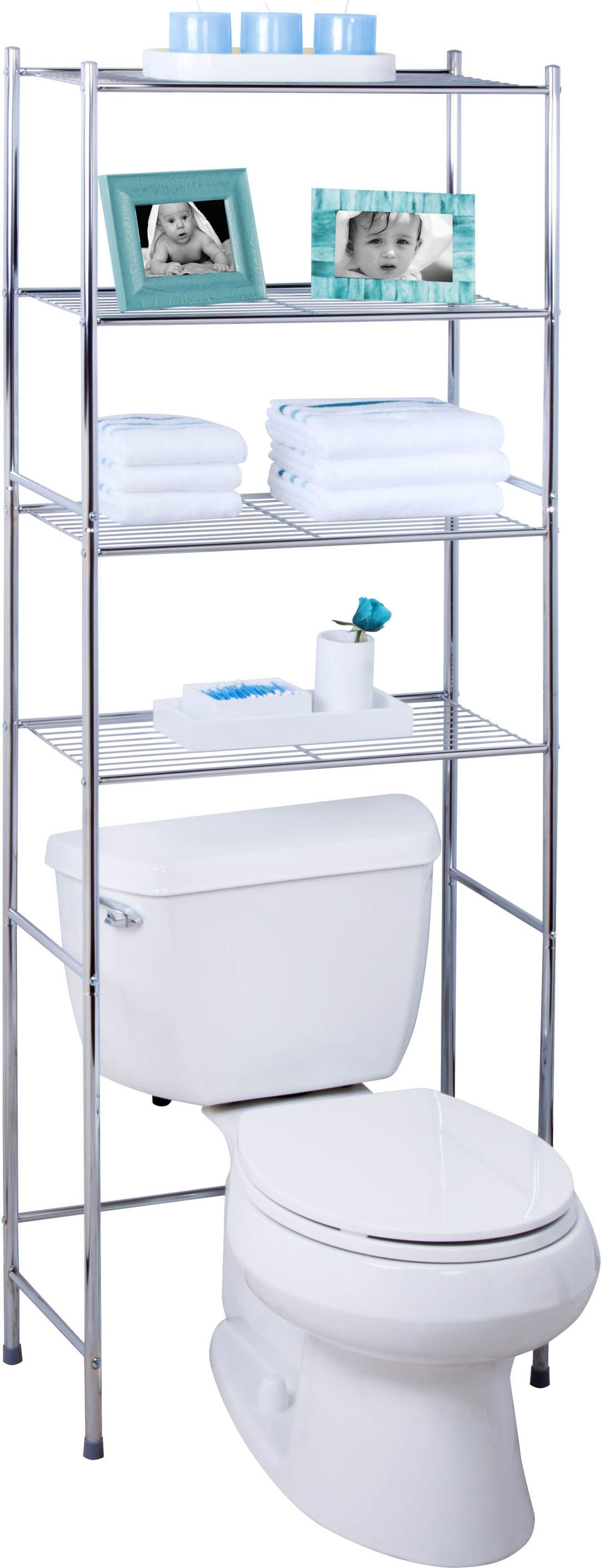4-TIER SPACE SAVER CHROME