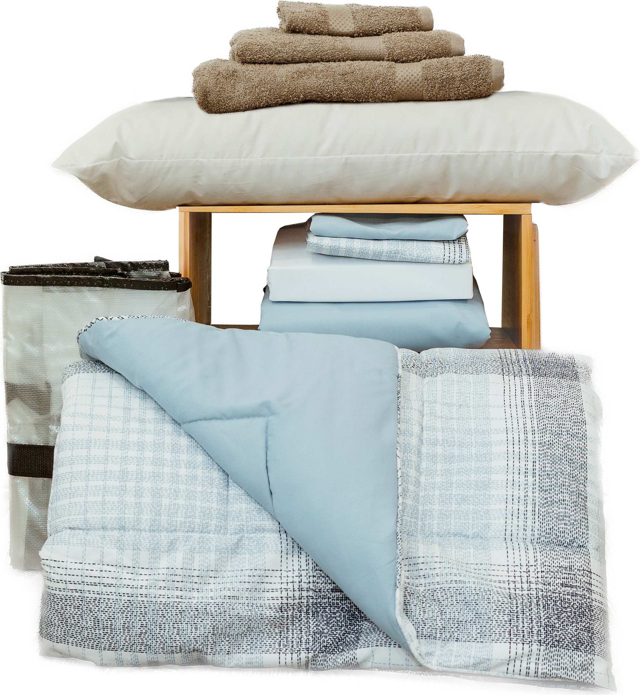 CAN ESSN BEDDING BUNDL-BLUE PL