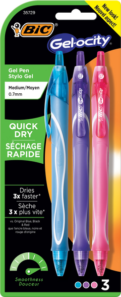 GELOCITY QUICK DRY FASHION 3PK