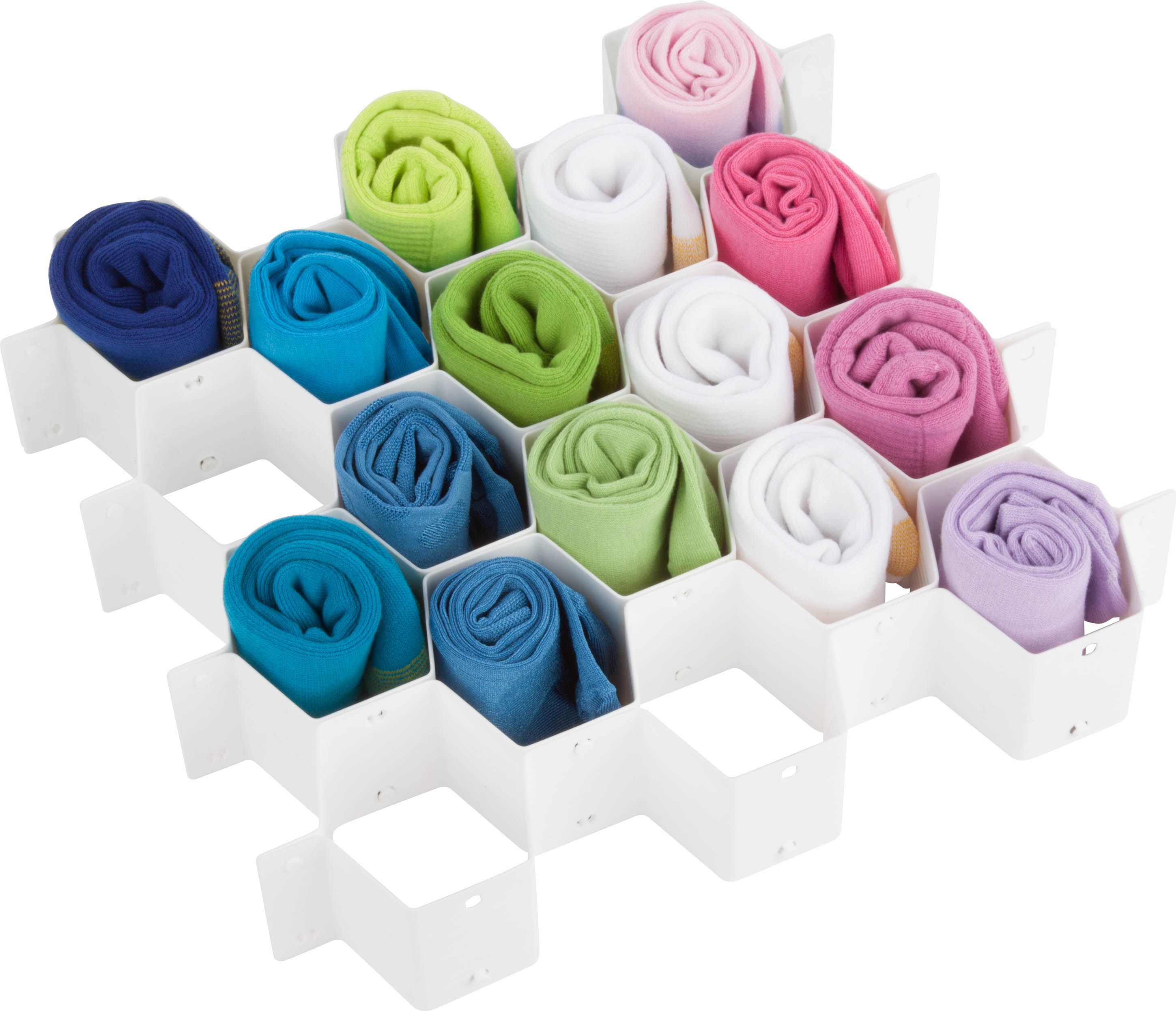 WHITE DRAWER ORGANIZER